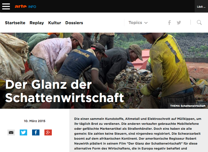 Der Glanz der Schattenwirtschaft